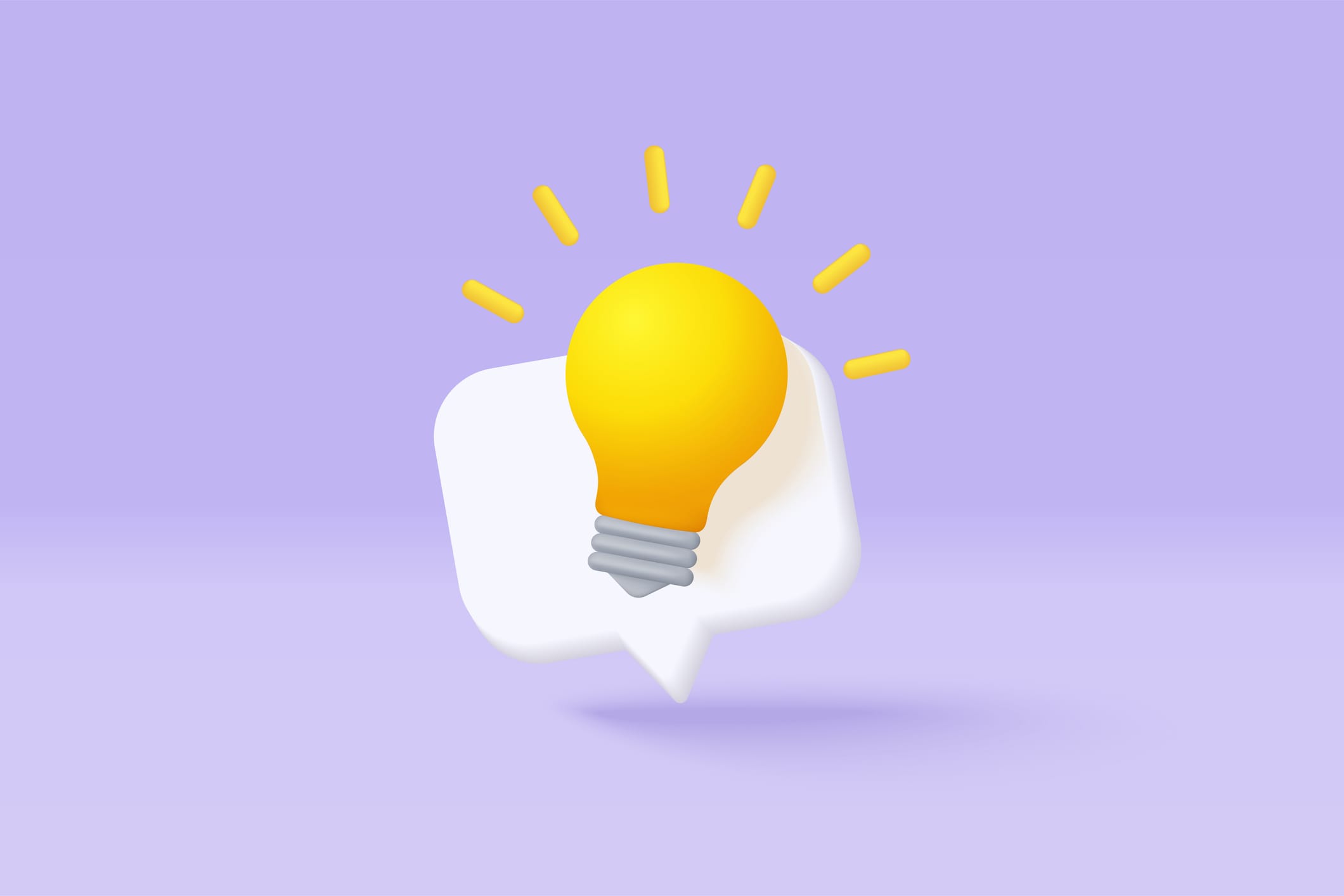 3D idea make money coin on pastel background. 3d light bulb vector like idea make earning with illustration concept