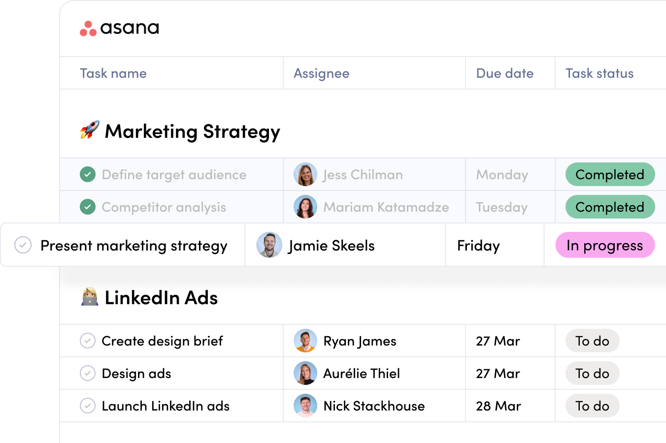 asana board