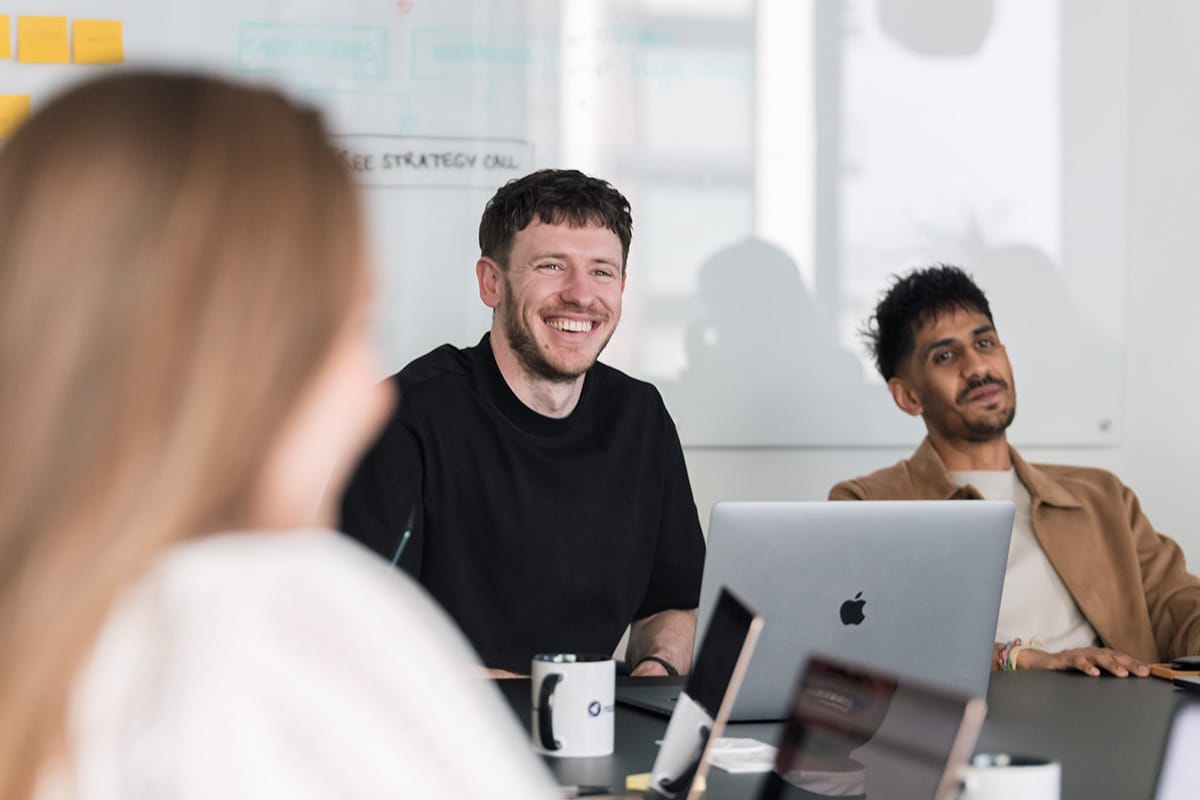 Nick & Jilan enjoying a meeting