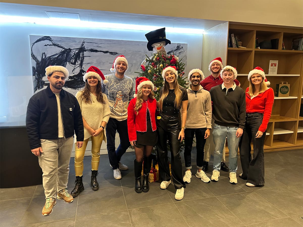 Rocket SaaS team waiting for Santa Claus