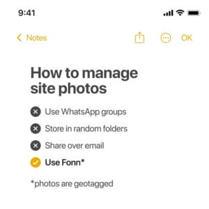 Screenshot of Fonn webiste
