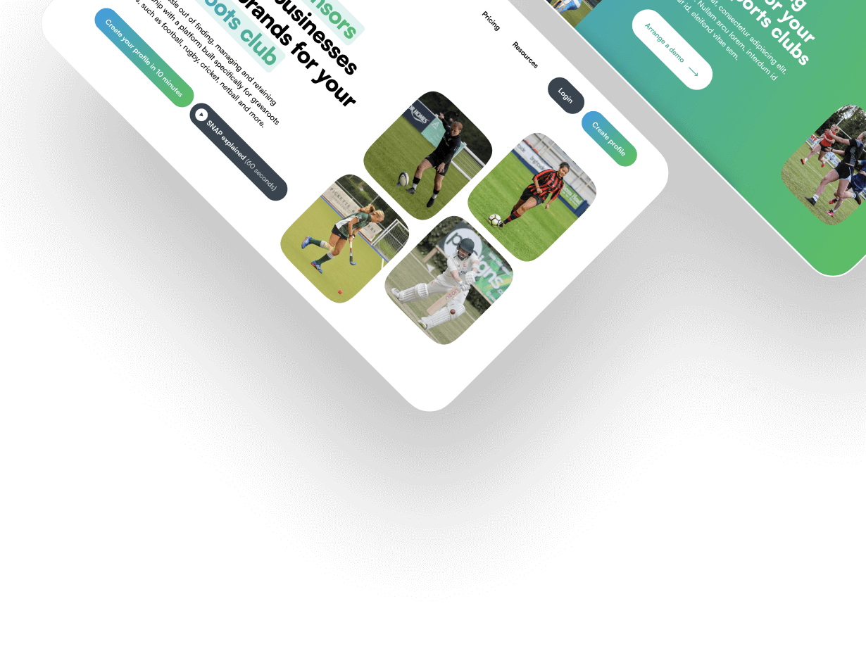 SNAP website screenshot