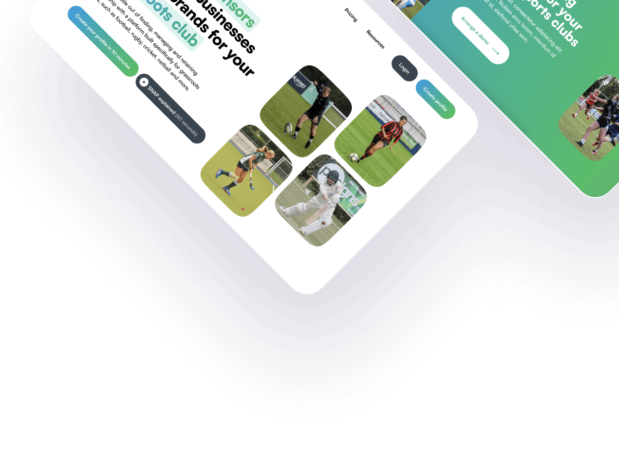 SNAP website screenshot